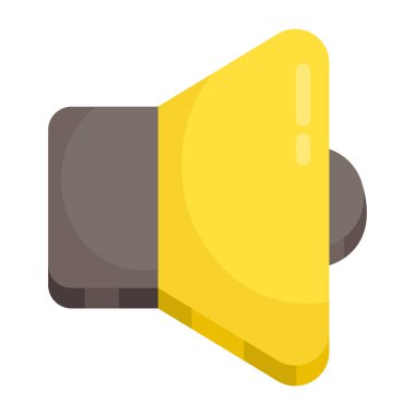 A colored design icon of sound 