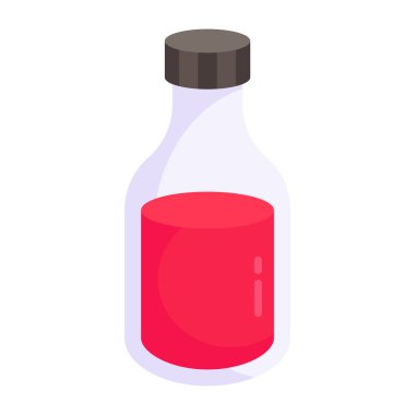 Perfect design icon of syrup bottle