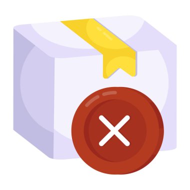 A unique design icon of order cancel