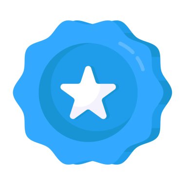 Perfect design icon of star badge 