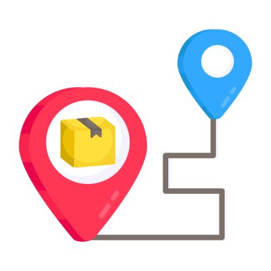Modern design icon of parcel tracking 
