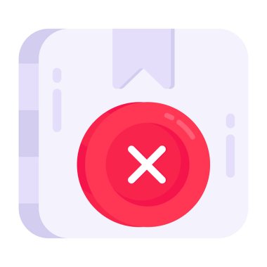 A unique design icon of order cancel