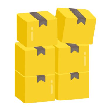 Düzenlenebilir bir karton dizayn simgesi