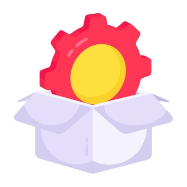 Trendy design icon of parcel management 