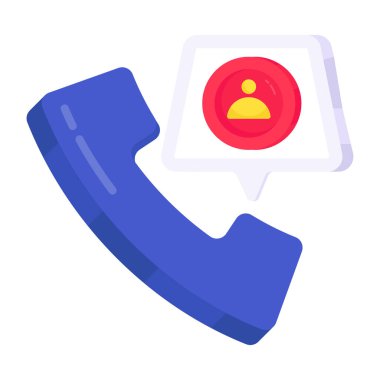 Trendy design icon of phone chat