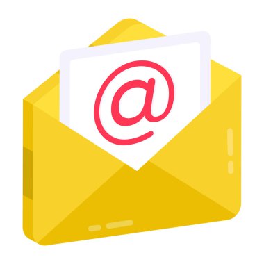 A unique design icon of email