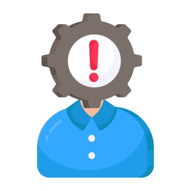 An icon design of risk management 