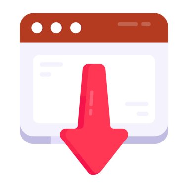 Web kurulumunun bir simge tasarımı 