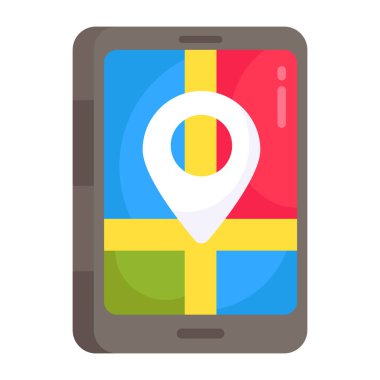 Premium design icon of mobile navigation 