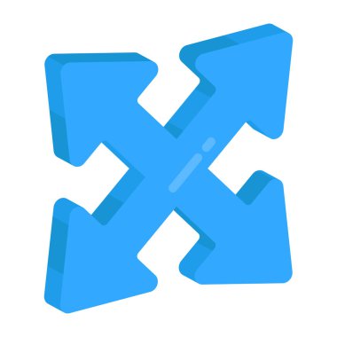 Modern design icon of directional arrows 