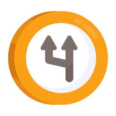 Modern design icon of directional arrows 