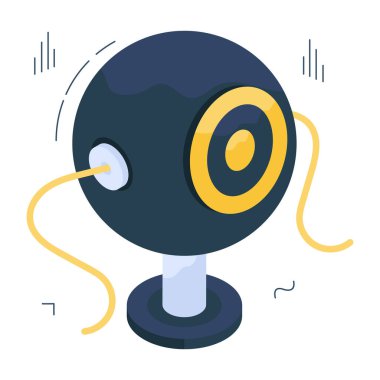 Webcam 'in modern teknoloji simgesi