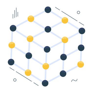 Topolojinin modern tasarım simgesi 