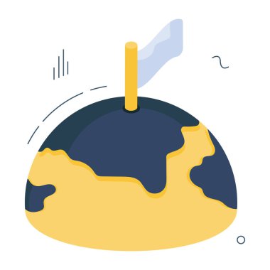 Bayraklı gezegenin eşsiz bir tasarım simgesi 