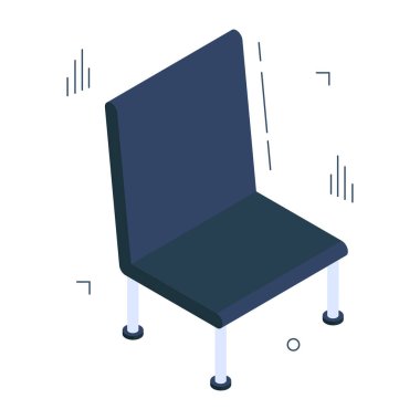 Kolsuz sandalyenin premimium indirme simgesi