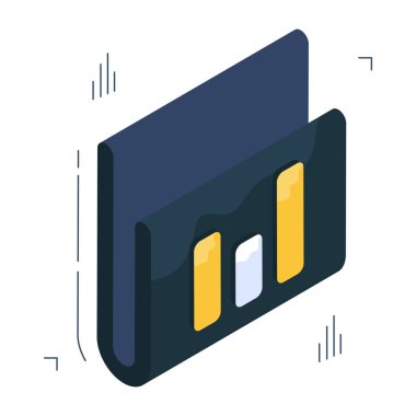 İş dizininin düzenlenebilir tasarım simgesi 