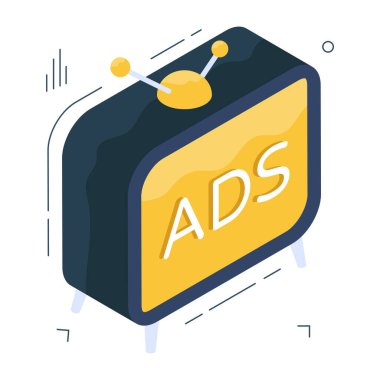 Televizyon reklamının mükemmel tasarım simgesi