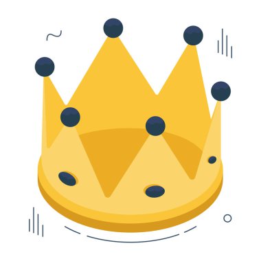 Perfect design icon of crown