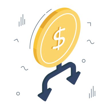 Dolar durgunluğunun en iyi indirme simgesi 