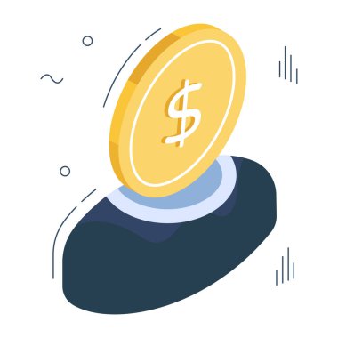 İnsan beyninin içindeki dolar yatırımcı simgesini gösteriyor 