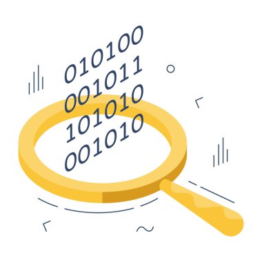 Arama ikili verilerinin trend vektör tasarımı 