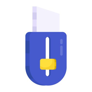 Kağıt kesicinin son moda vektör tasarımı