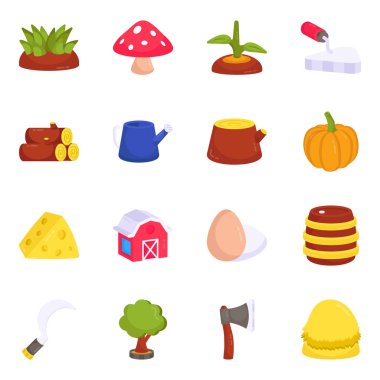 Eko Düz Simgeler Paketi 