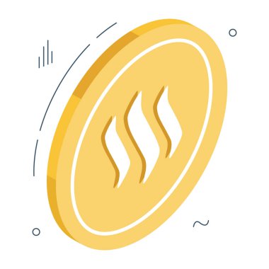 Saygı madeni parasının bir simge tasarımı 