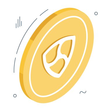 nem madeni parasının bir simge tasarımı 