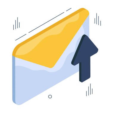 Posta gönderiminin premimium indirme simgesi 