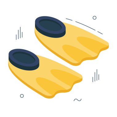 Premium download icon of scuba fins