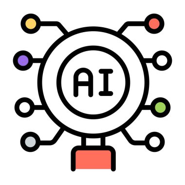 Yapay zekanın bir simge tasarımı 