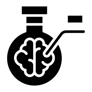      Kimyasal deneyin moda vektör tasarımı