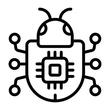 Akıllı hatanın modern tasarım simgesi