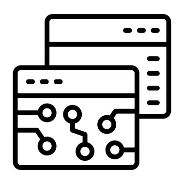 Web sitelerinin moda tasarım simgesi 