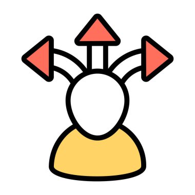 Kullanıcı ağının modern tasarım simgesi