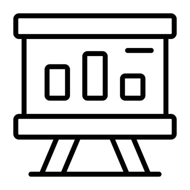 Unique design icon of business presentation 