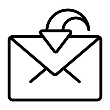 Doğrusal dizaynda posta simgesi alındı