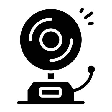 Okul çanının güzel bir tasarım simgesi.