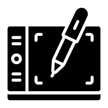 Grafik tabletinin güzel bir tasarım simgesi