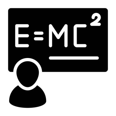 Fizik sınıfının güzel bir tasarım simgesi.