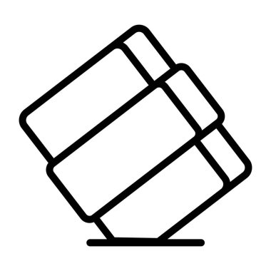 Silginin modaya uygun tasarım simgesi 