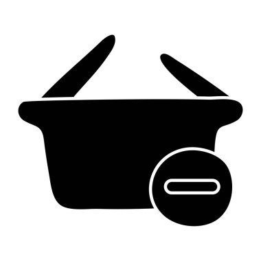 Sepetten kaldırma simgesi tasarımı