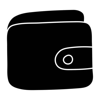 Cüzdanın modaya uygun tasarım simgesi