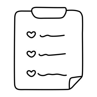 Araştırma listesinin modern tasarım simgesi