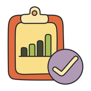 İş raporunun düzenlenebilir tasarım simgesi