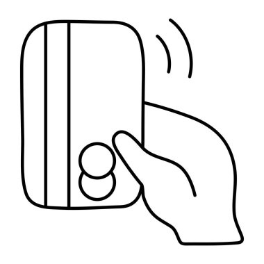 ATM kartının mükemmel tasarım simgesi