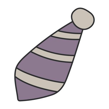 Renkli bir kravat tasarımı simgesi