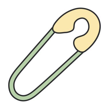 Çengelli iğnenin güzel bir tasarım simgesi