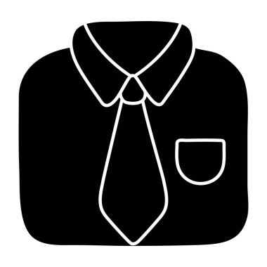 Resmi gömleğin simge tasarımı